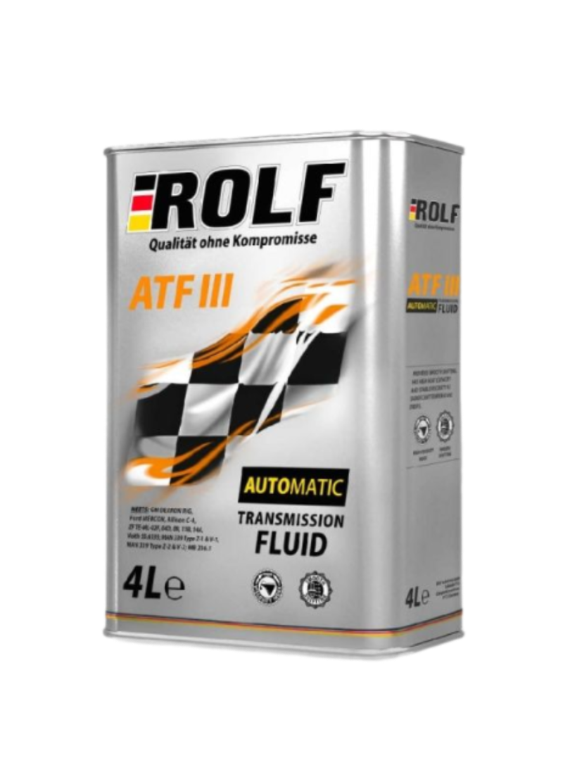 Масло трансмиссионное ROLF ATF III 4л