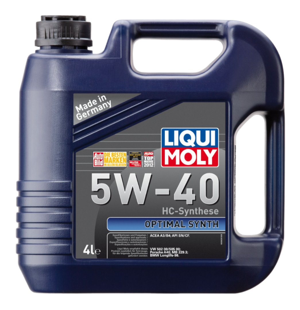 Масло моторное LiquiMoly Optimal Synth 5W-40 CF/SN A3/B4 4л