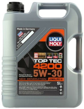 Масло моторное LiquiMoly Top Tec 4200 5W-30 New Generation 5л