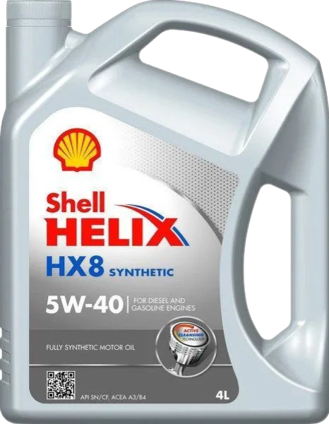 Масло моторное Shell Helix HX8 5W-40 4л